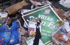 Leaflets from Sinn Féin's environment spokesperson dumped in Kildare wood
