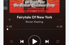 Loads of Spotify users are being caught out by Ronan Keating's cover of Fairytale of New York