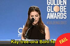 Anna Kendrick just made an absolute hames of pronouncing Caitriona Balfe's name