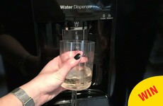 This gal turned her water dispenser into a wine dispenser, and everyone is in awe