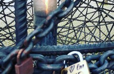 The 'love lock' trend has taken over the Amnesty human rights monument in Dublin