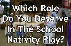 Which Role Do You Deserve In The School Nativity Play?