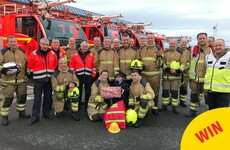 Ireland's youngest garda met these firefighters on a tour of Dublin Airport