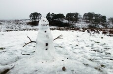 There will be snow during Christmas week