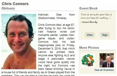 'Irishman dies from stubbornness, whiskey': This man's brilliant obituary is going viral
