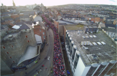 Look at the scenes in Derry today as they attempt to break the Christmas jumper world record