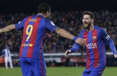 'It's like something from the Playstation' - Suarez praise for Messi after Catalan derby
