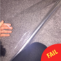 An alarming number of people have been tricked into thinking cellophane is silver wrapping paper