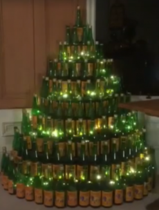 This massive Buckfast Christmas tree is nothing short of majestic