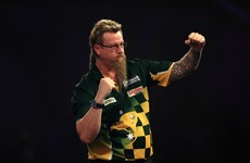 'The Wizard' produced a masterful 170 as he coasted through in the darts last night