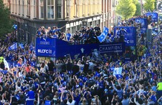 'Women wearing blue hijabs and old Caribbean guys watching the Leicester parade'