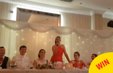 This Galway bridesmaid surprised the newlyweds with a gas Fairytale of New York-style speech