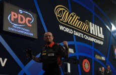The darts had its first big shock last night