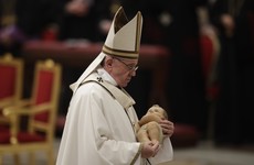 Pope Francis makes mention of abortion during Christmas message