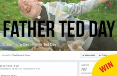 The Bernard Shaw pub in Dublin is hosting its annual Father Ted Stephen's Day extravaganza