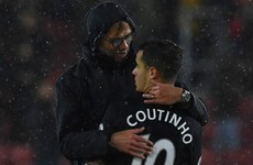 Klopp: If I was Coutinho I wouldn't stop shooting the f***ing ball!