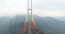 The world's highest bridge is more than four Spires tall and it just opened in China