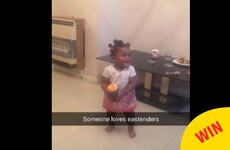It turns out that babies absolutely LOVE the Eastenders theme song