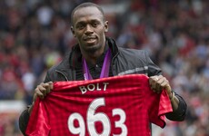 The one and only 'Usain from Jamaica' called MUTV after today's win
