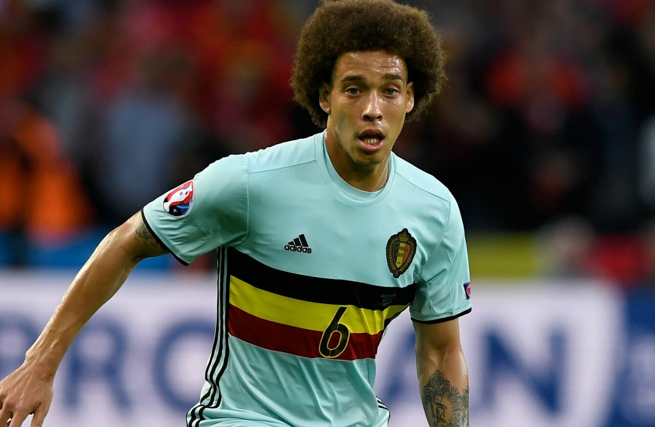 Belgian star Witsel opts for China over Juventus in 'very difficult