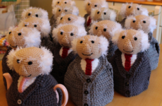 A Dublin craft shop has just made 'an army' of Michael Tea Higgins cosies