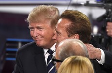 On same day he's due to face spy chiefs over Russian hacking, Trump has pop at Arnold Schwarzenegger