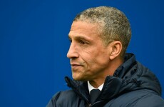 Chris Hughton rewarded with monthly gong for steering Brighton to the top of the Championship