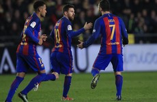 Messi rescues Barca with stunning free-kick but they lose more ground in title race