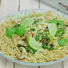 Chicken And Mushroom Chinese Noodles