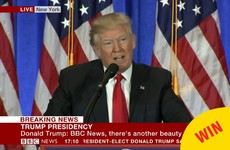 BBC News had a whale of a time with the captions during Trump's press conference today