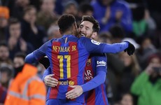 Messi magic clinches tie for Barca after Suarez opens scoring with stunning volley