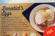 Weetabix now has eggs and ham as a serving suggestion and people are like ‘ah here’