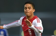 Like father, like son! Justin Kluivert followed in his dad's footsteps at the weekend
