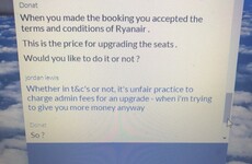 This lad was left 'shook' by a Ryanair customer service agent's sassy response