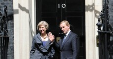 A request has been made for Theresa May to speak in the Dáil