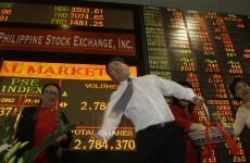 Stock markets close up on first day of 2012
