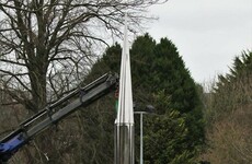 This metallic spike in the ground is causing a stir in north Cork