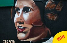 A wonderful mural in tribute to Carrie Fisher has just popped up in Dublin