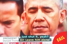 BBC made an absolute hames of the inauguration subtitles and it was gas