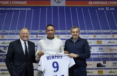 Lyon complete €17 million signing of Memphis Depay from Man United