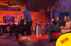Ed Sheeran was reunited with his childhood best friend on Graham Norton last night