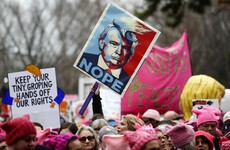 While Americans have been marching against him - where has Trump been?