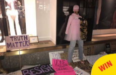 Rihanna showed up to protest and dab outside Trump Tower