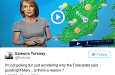 Yes, RTÉ's weather lady said 'Good night, Mary' tonight - here's why