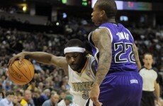 Watch: the Denver Nuggets threw a no-look, over-the-head alley-oop
