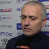 It won't take you long to watch Jose Mourinho's 28-second post-match interview