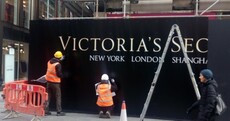 The first hint of Dublin's huge new Victoria's Secret store has appeared on Grafton Street