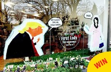 A Baggot Street florist has brilliantly taken the piss out of Trump with their Valentine's display