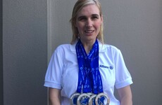 Perfect 7! Sinead Kane is the first visually-impaired athlete to complete World Marathon Challenge