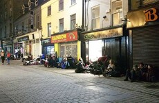 Irish fans have been queuing since yesterday afternoon to get their hands on Ed Sheeran tickets